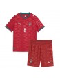 Otroški Nogometna dresi replika Portugalska Bruno Fernandes #8 Domači SP 2026 Kratek rokav (+ hlače)